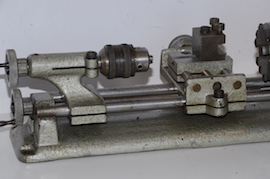 back view emco unimat selecta SL lathe for sale