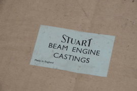 label Stuart Beam engine castings live steam vintage Henley on Thames for sale