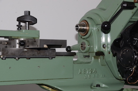 spindle2 Myford super 7 lathe with power cross feed for sale SK161544