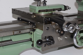 front Myford super 7 lathe with power cross feed for sale SK161544