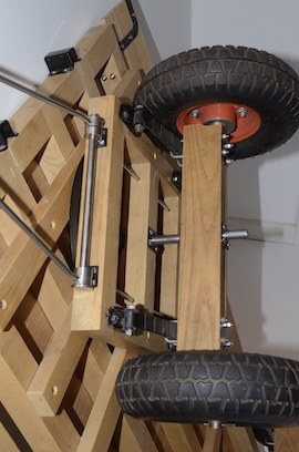 turn axel 3 or 4" traction engine trailer wagon drivers truck live steam for sale.