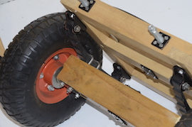 sprung 3 or 4" traction engine trailer wagon drivers truck live steam for sale.